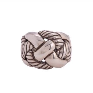 David Yurman Crossover Cable knot ring